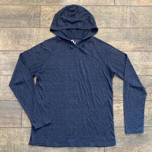 Duckworth Merino Wool Vapor Sun Hoody in Midnight Navy Colorway - size Medium